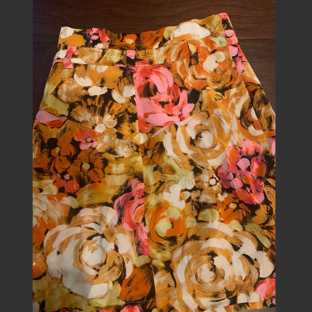 GUESS by Marciano Belted floral mini skirt
